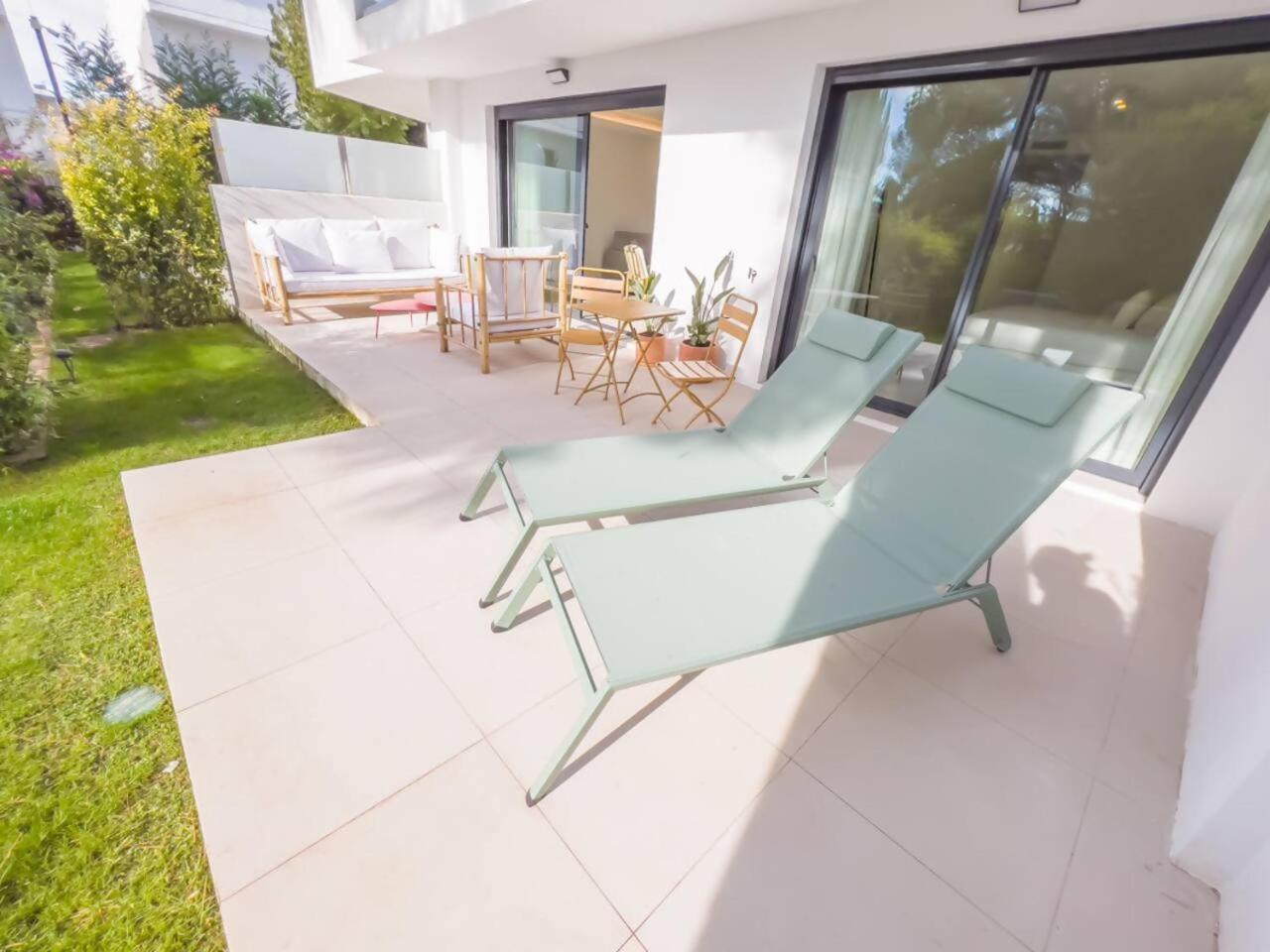 Bajo Con Jardin En La Milla De Oro Appartement Marbella Buitenkant foto