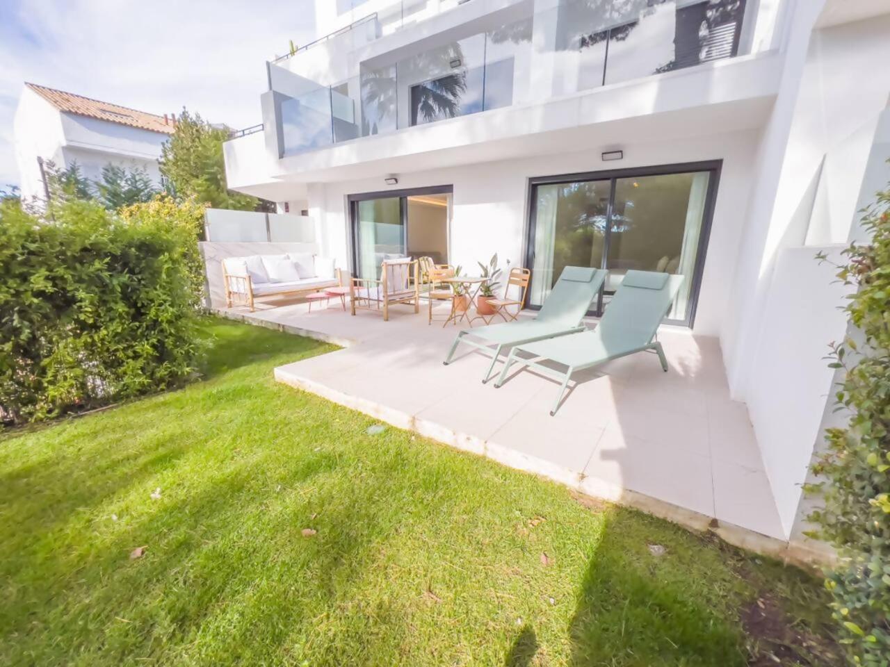Bajo Con Jardin En La Milla De Oro Appartement Marbella Buitenkant foto