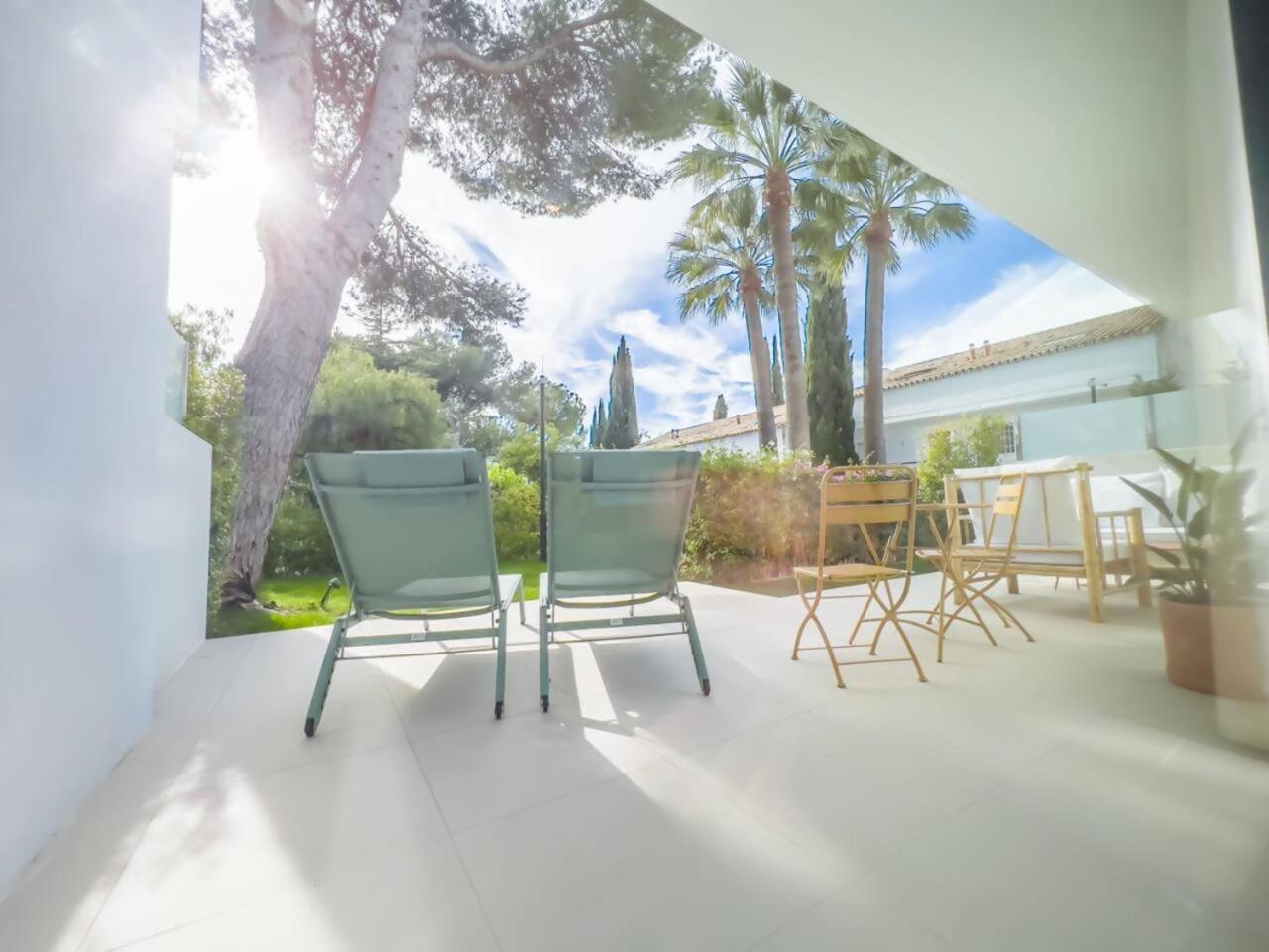 Bajo Con Jardin En La Milla De Oro Appartement Marbella Buitenkant foto
