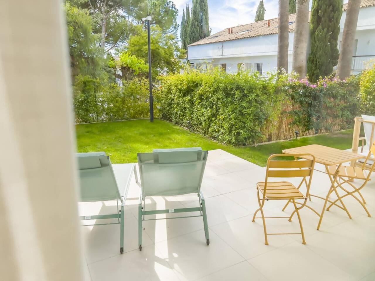 Bajo Con Jardin En La Milla De Oro Appartement Marbella Buitenkant foto