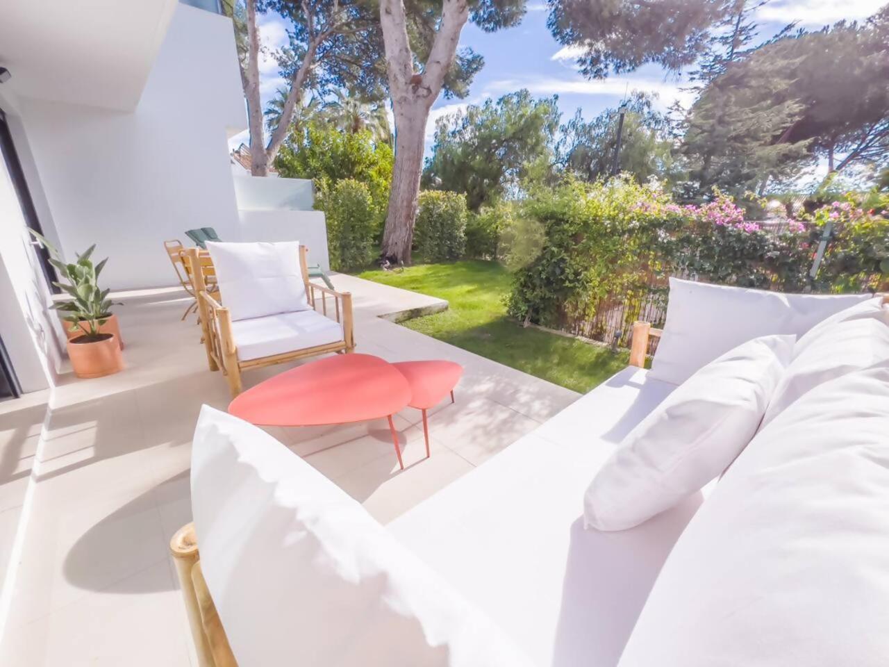 Bajo Con Jardin En La Milla De Oro Appartement Marbella Buitenkant foto